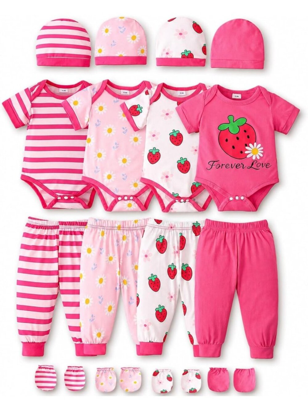 20-Piece Baby Clothes Set for Newborns & Infants 0-18 Months - Must-Have